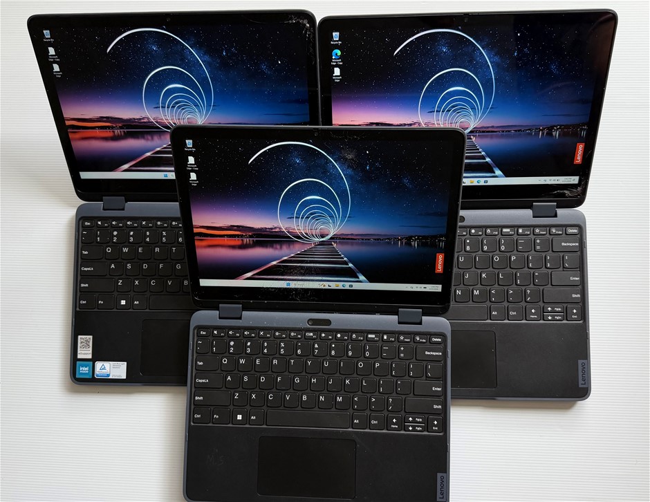 Lenovo 500w Yoga Gen 4 Windows Laptops - Lot of 3