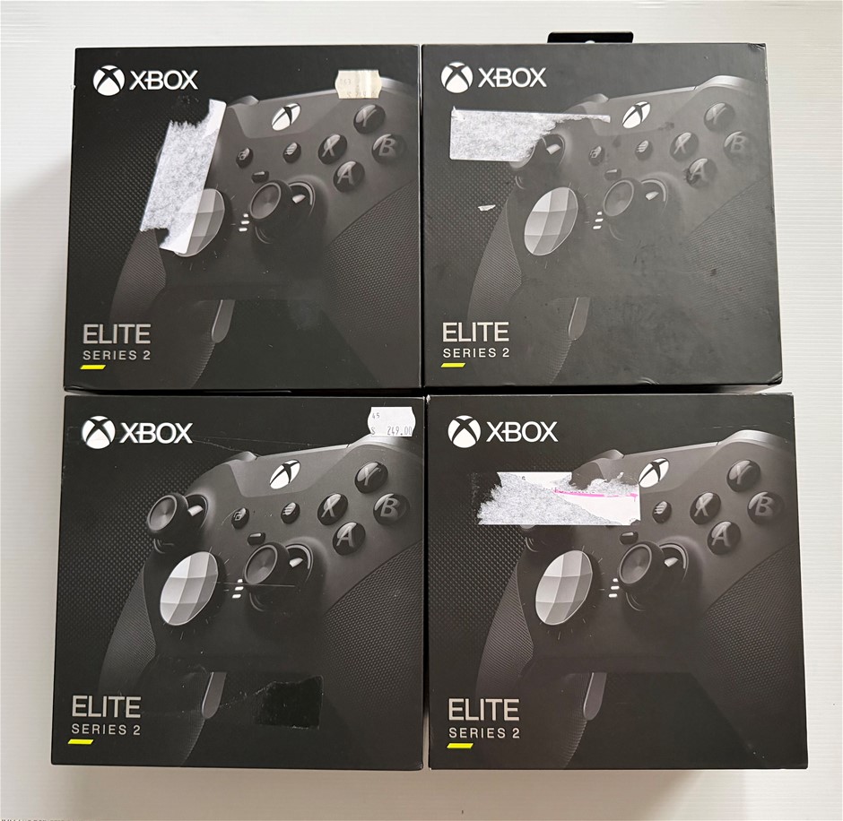 Xbox Elite Series 2 Game Controllers - Lot of 4
