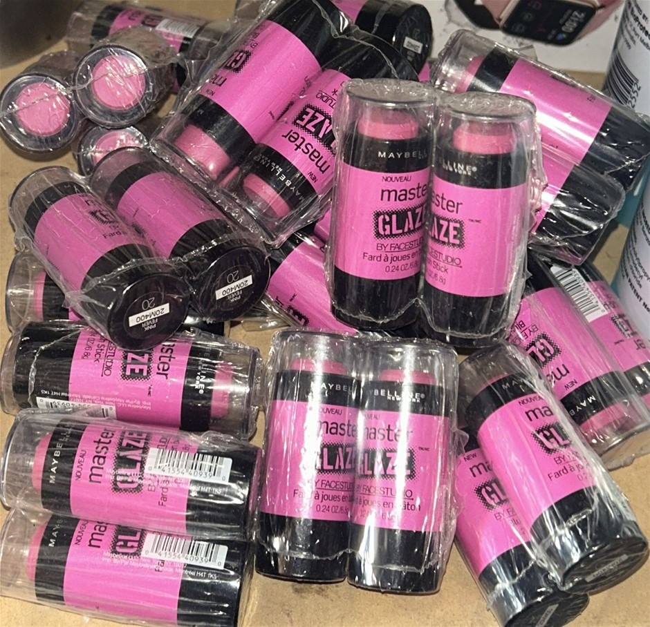 12x MAYBELLINE Master Glaze Blush Sticks