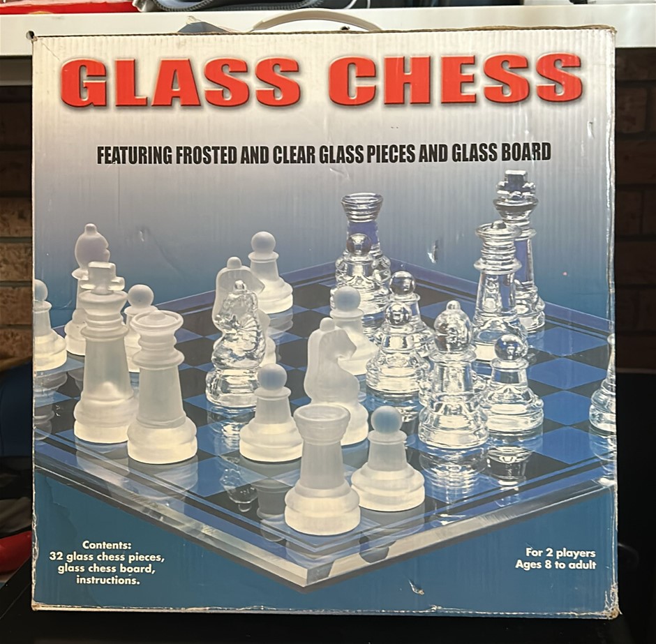 Glass Chess Set