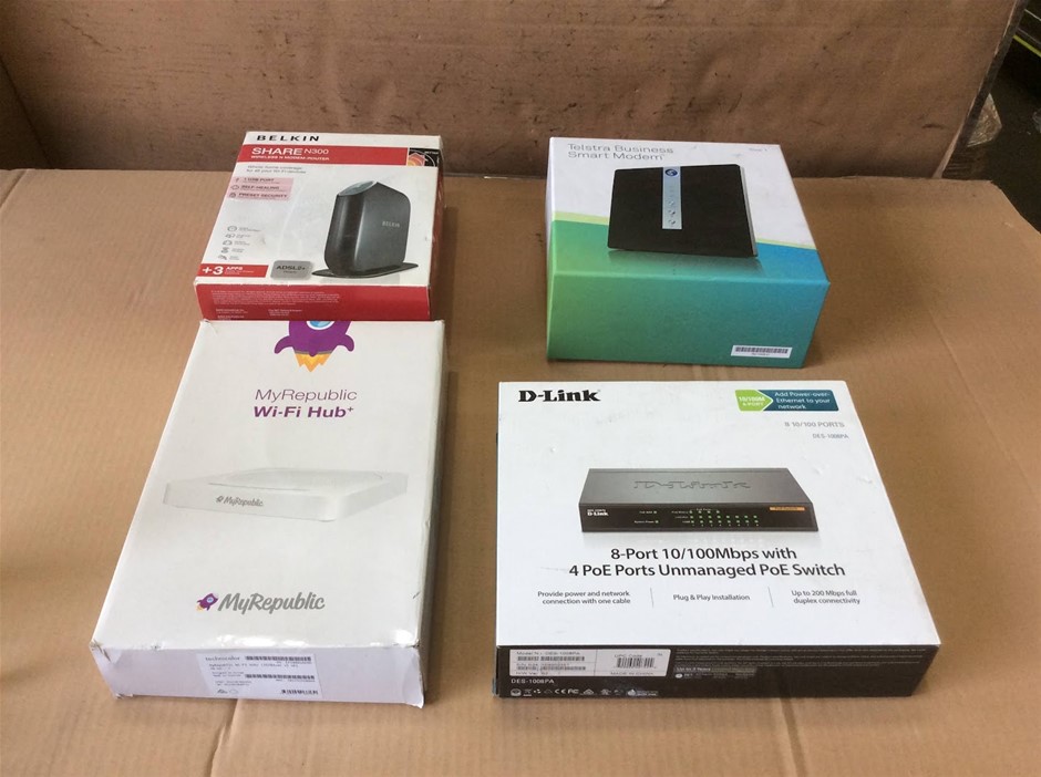 My Republic Wi-Fi Hub+ Wireless Router + Belkin Share N300 Modem Router