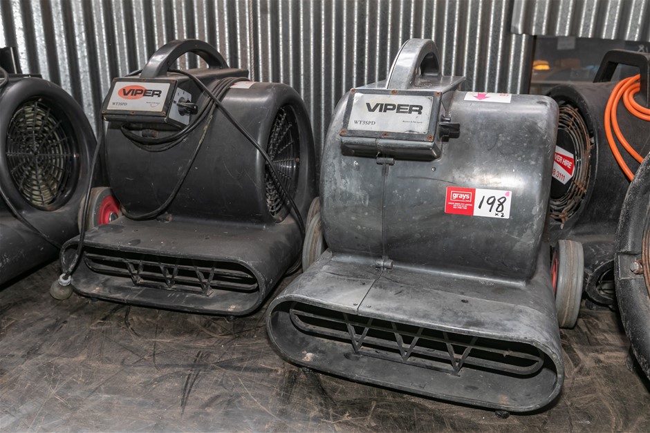 Viper WT3SPD Industrial Carpet/Floor Air Blower Dryers