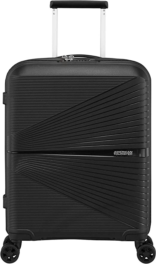 AMERICAN TOURISTER Airconic Hardcase Spinner Suitcase, 55cm, Onyx Black, 12