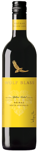 Wolf Blass Yellow Label Shiraz (6x 750mL). SA