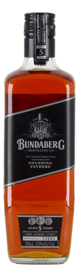 Bundaberg Founding Fathers Limied Edition 5 Year Old Rum (1x 700mL), QLD.