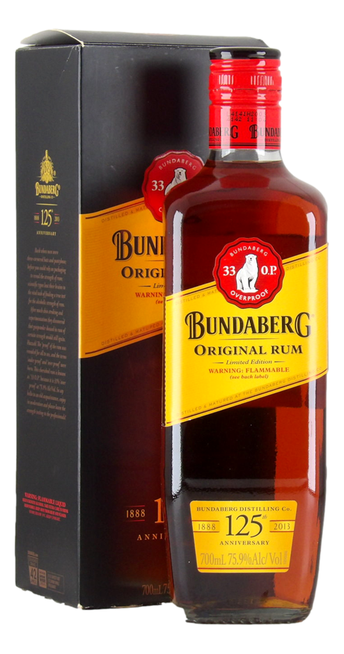 Bundaberg 33 O.P 125th Anniversary Limited Edition Rum (1x 700mL), QLD.