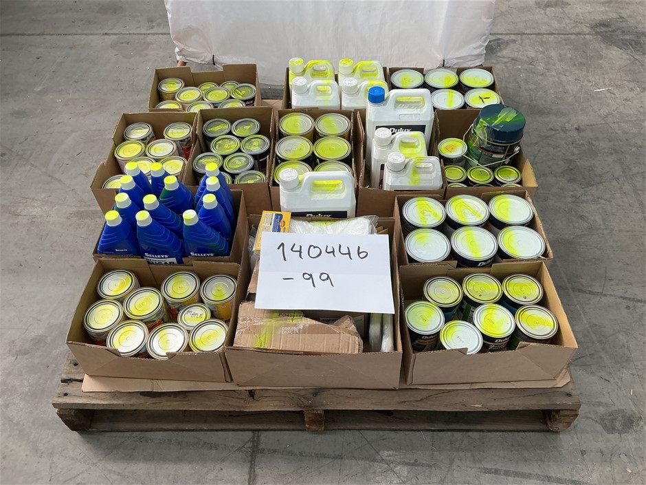 Assorted 1Lt and 500ml Tins of Paint