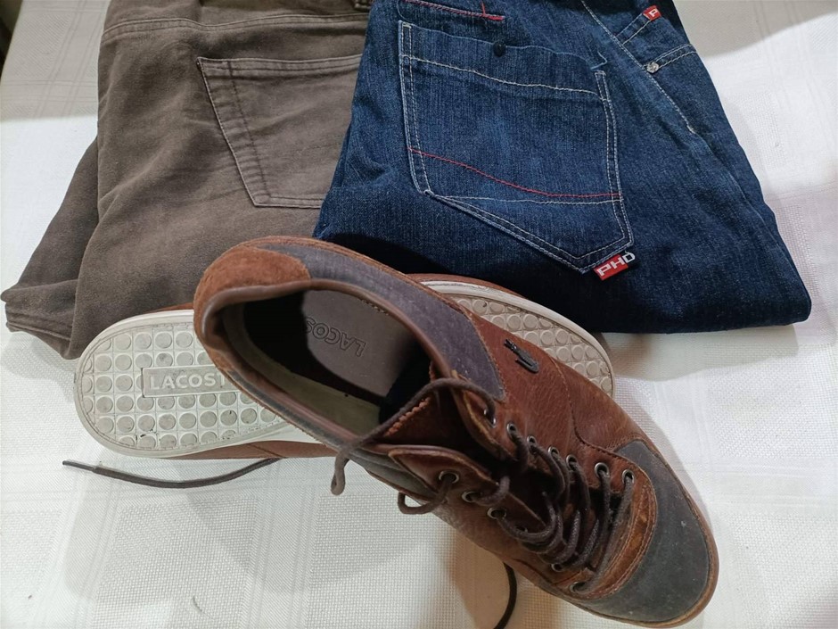 Men's Shoes and Jeans . Used