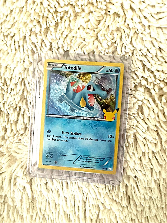 Totodile holo McDonald’s promo 25th anniversary 18/25.