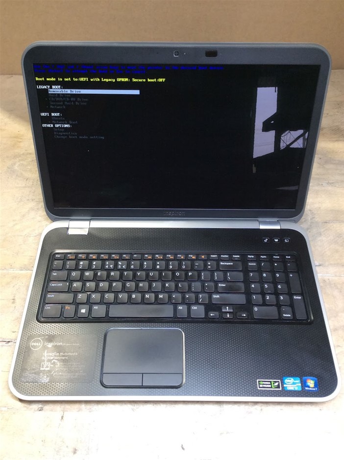 DELL Inspiron 7720 Laptop i7-3630 8GBRAM NO HDD Black