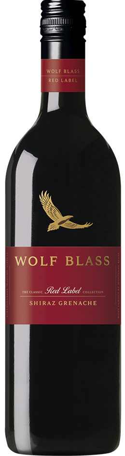 Wolf Blass Red Label Shiraz Grenache (6x 750mL), SEA.
