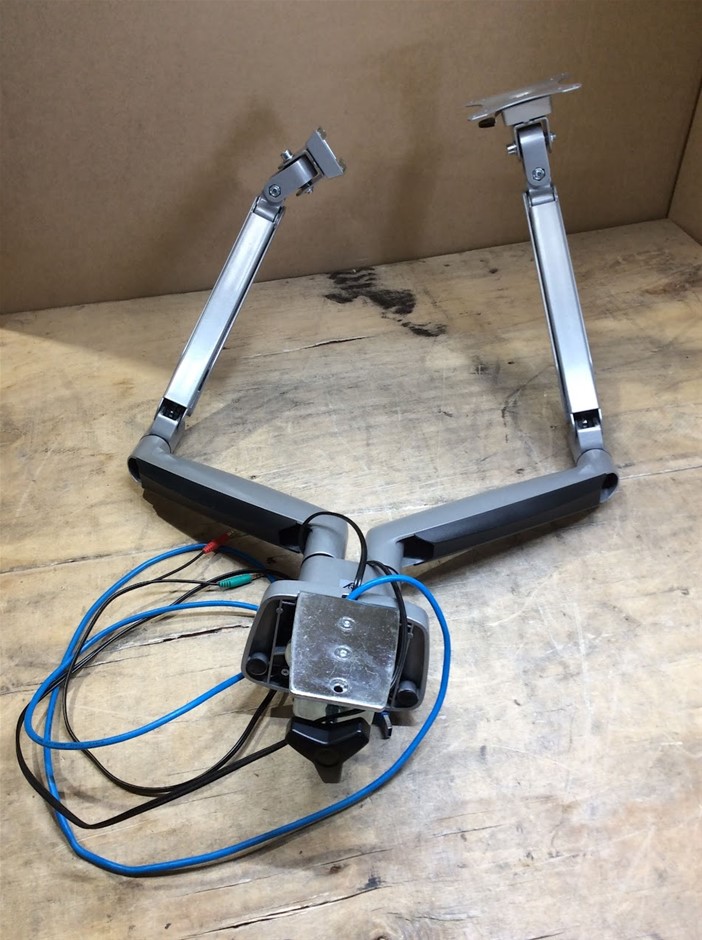 Dual Monitor Adjustable Desk Mount Arm Stand