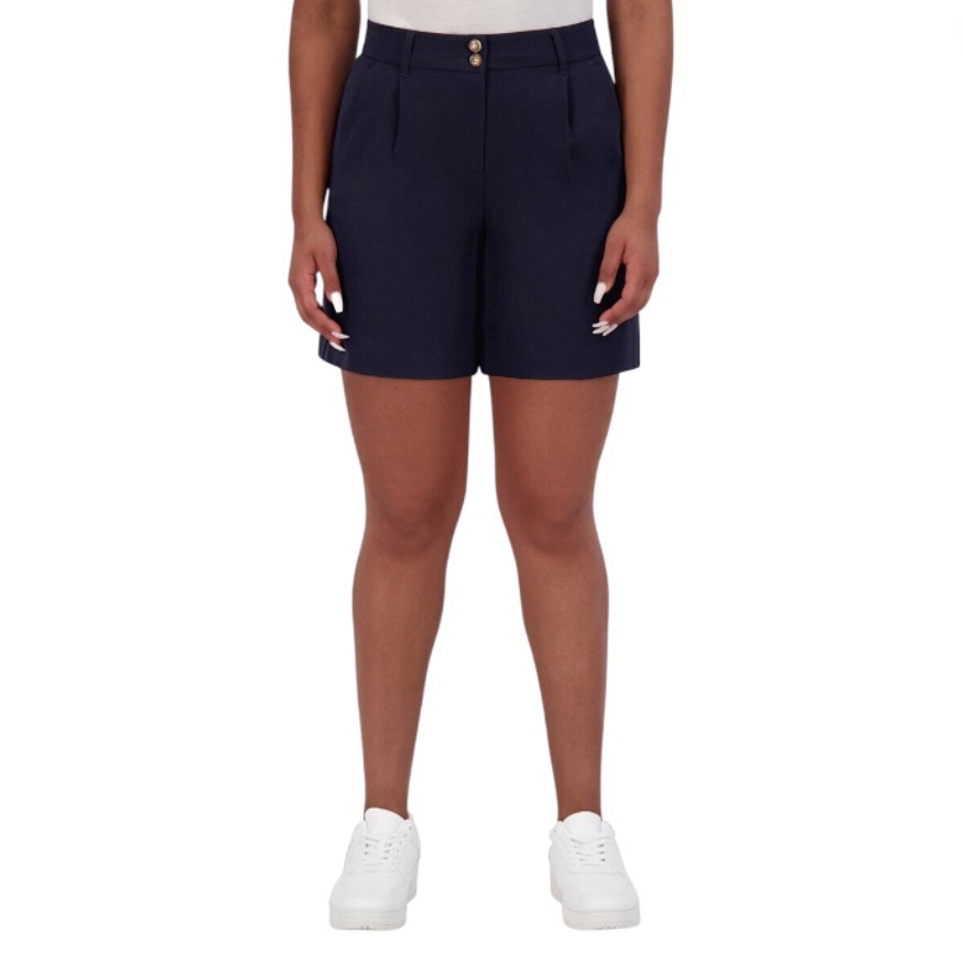 2 x ANDREW MARC Women's Shorts, Size 16, Navy/Night Sky (NS4). Buyers Note