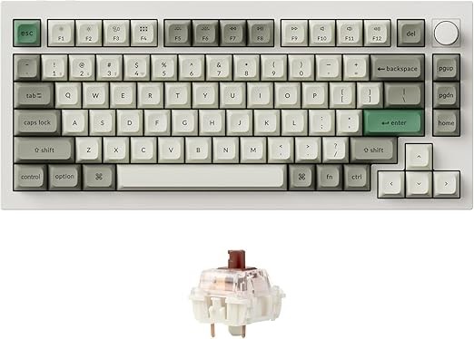 KEYCHRON Q1 Max RGB QMK/VIA Custom Mechanical Keyboard, Full Metal Programm