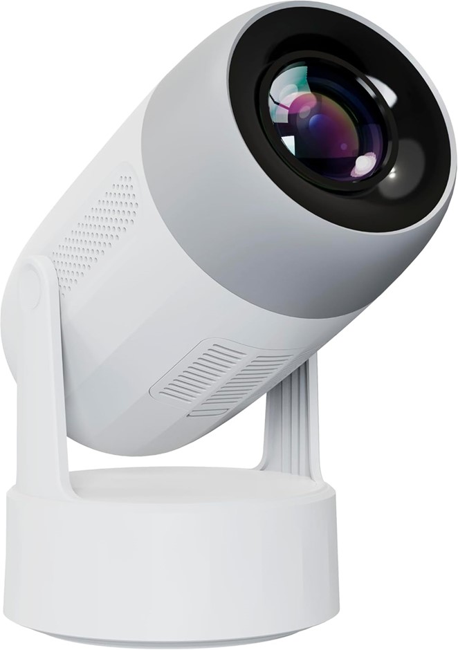 Laser 1080p Smart Android LED Projector with Removable Battery – Portable F