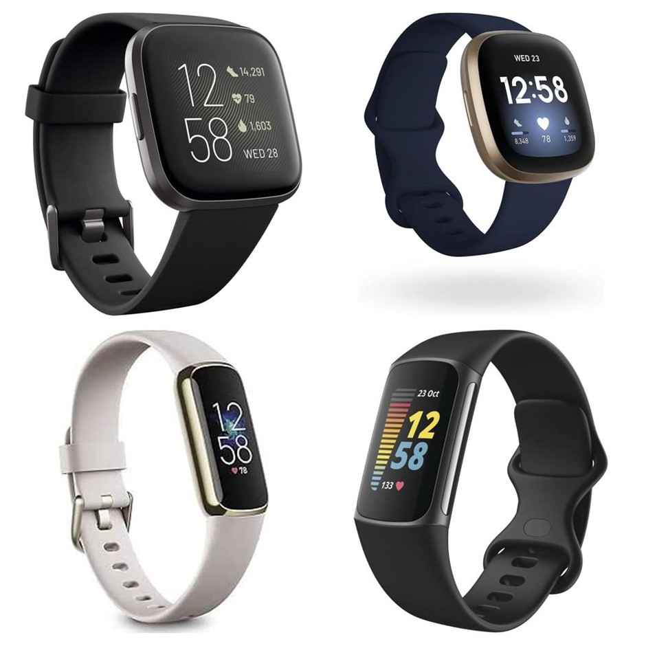 4 x Fitbit Smart Watches. 1 x FITBIT Versa 3 Midnight Blue. 1 x FITBIT Vers