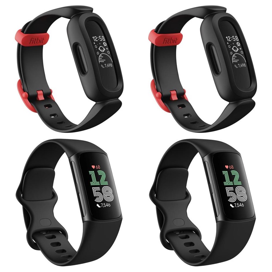 4 x FITBIT Smart Watches. 2 x FITBIT Charge 6 Black. 2 x FITBIT Ace 3 Sport