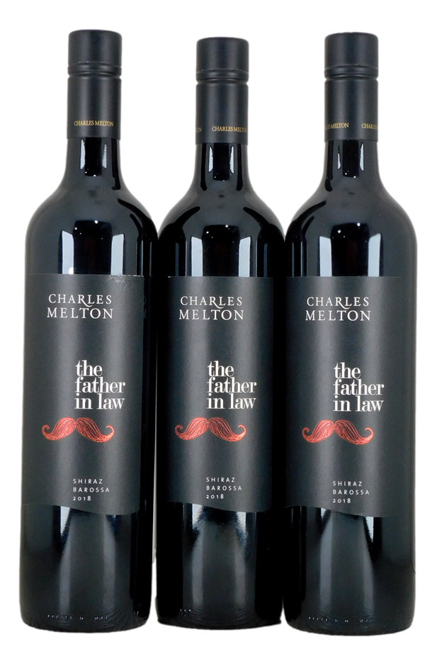 Charles Melton the father inlaw Shiraz 2018 (3x 750mL), Barossa Valley.