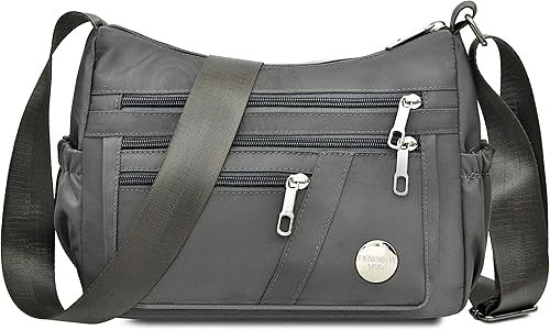 DENGSHANYANG Anti Thief Crossbody Bag for Women Waterproof Shoulder Bag Mes