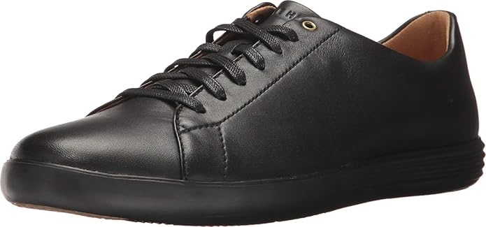 COLE HAAN Men's Grand Crosscourt II Sneakers, US7.5M/EU40.5, Black Leather,