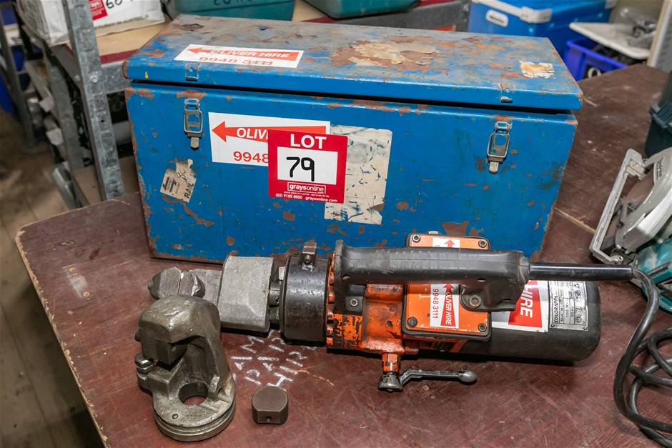 Hitachi V616Y Portable Rebar Cutter/ Bender