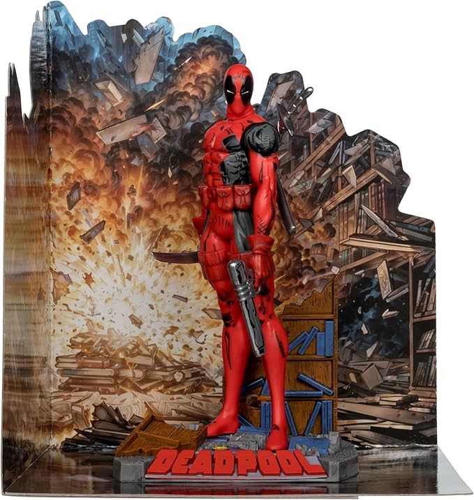 MCFARLENE TOYS Marvel Deadpool 1:10th Scale Posed Figure With Scene (The Ne