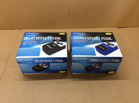 Livingstone E10 AD&E10 CH Guitar Rffects Pedals (Lot of 2)