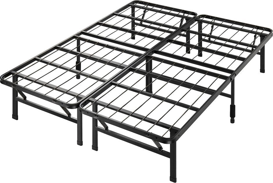 ZINUS Smartbase Queen Bed Base Frame Foldable Premium Metal Heavy Duty Stee