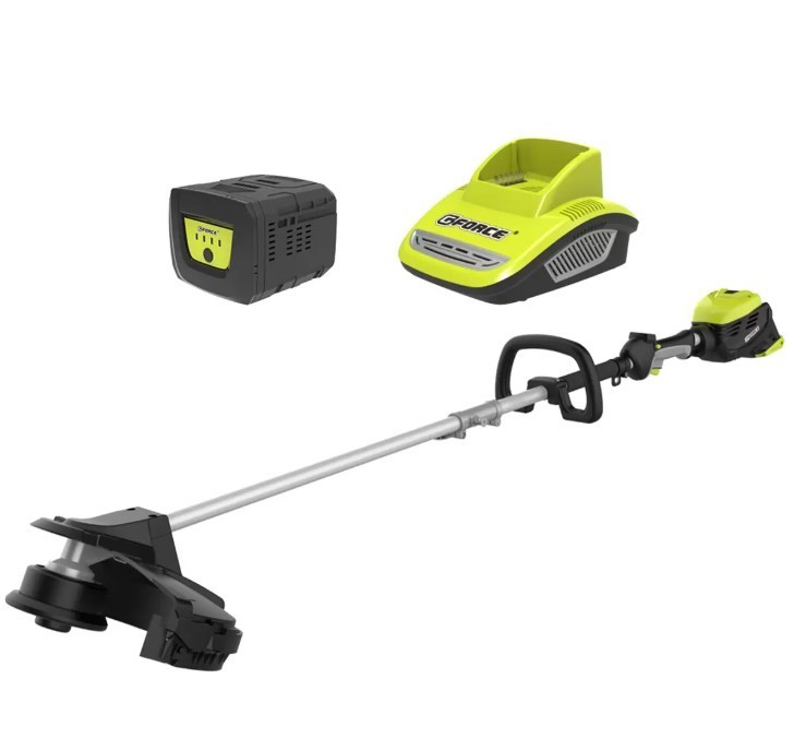 GFORCE 60V Brushless Line Trimmer Kit EV LT1K.