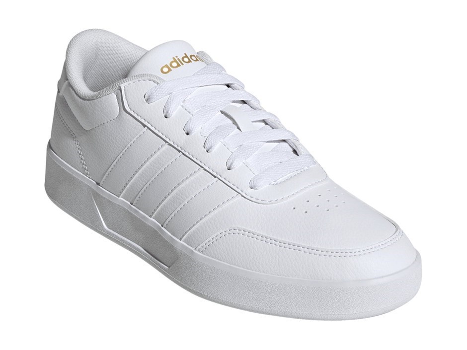 ADIDAS Women's Breaknet 3.0 Shoes, Size US7, CloudWhite/GoldMetallic, JQ548