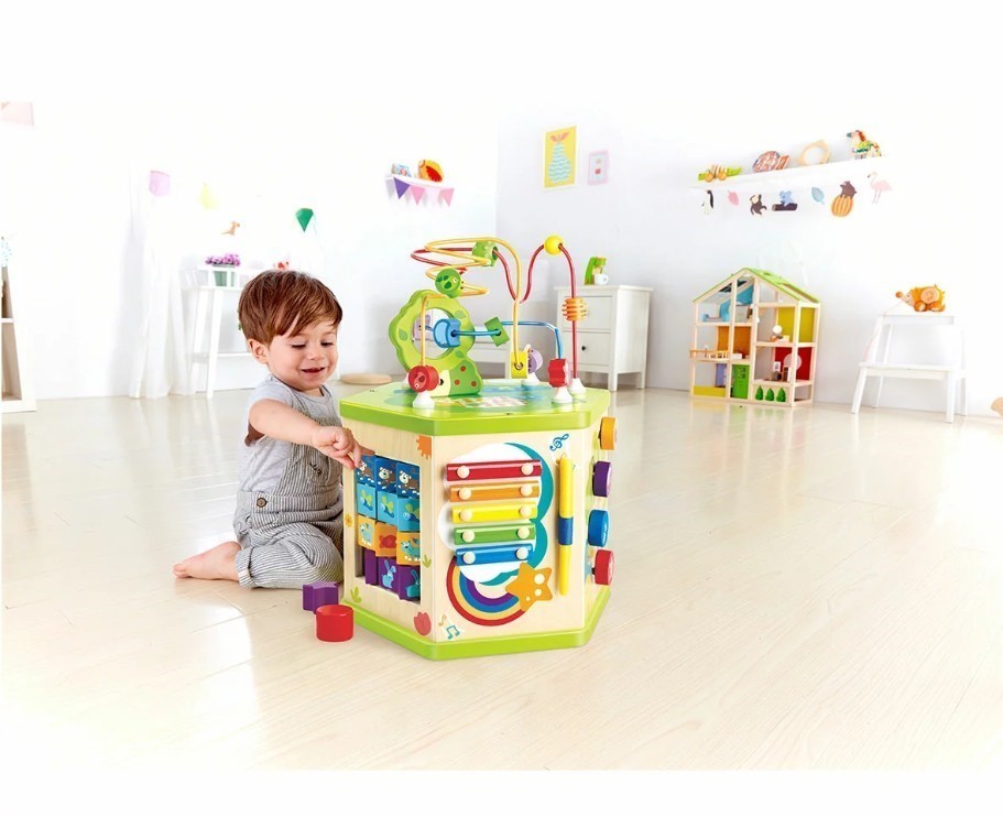 HAPE Hexagonal Activity Cube. N.B: Not in original packaging & missing some