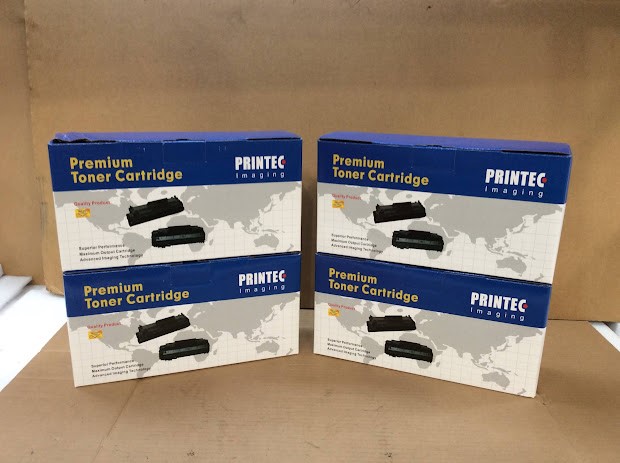 Printed Premium Toner Cartridges New (Lot of 4)