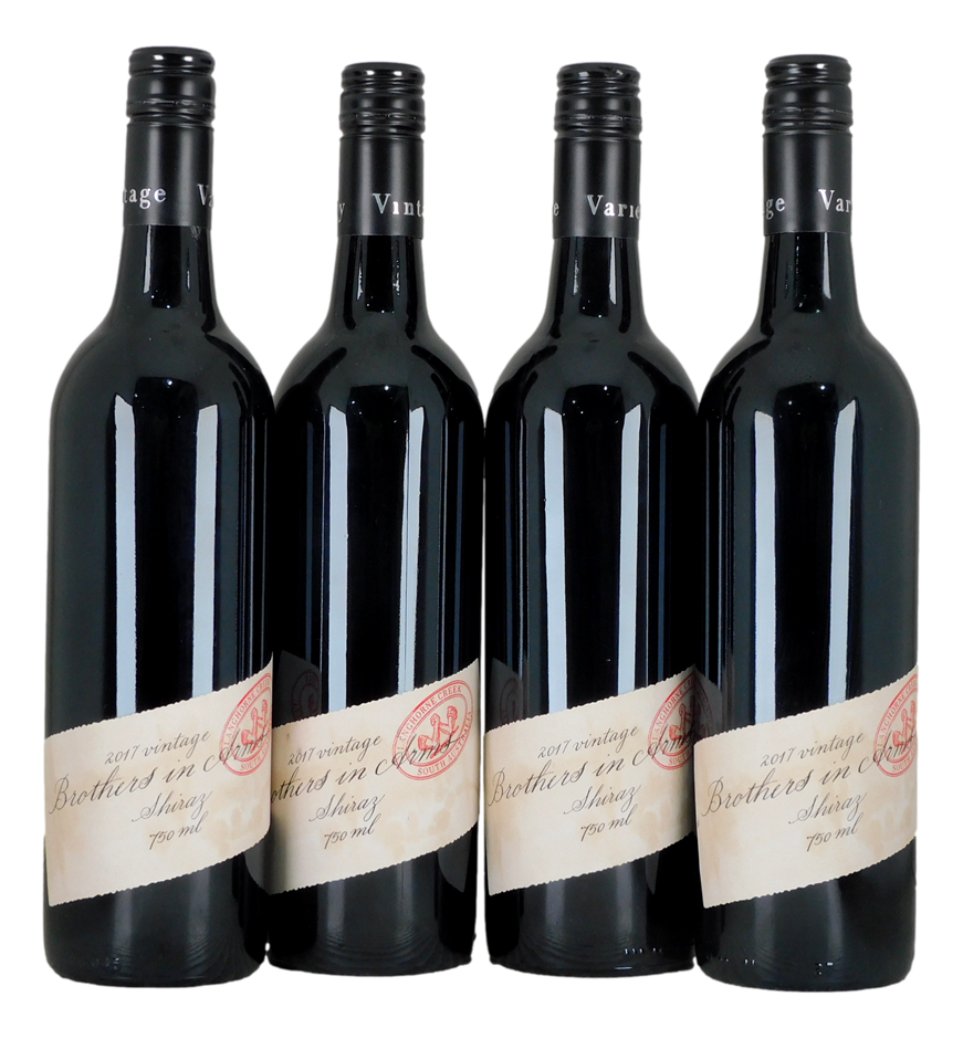 Langhorne Creek Variety Brothers in Arms Shiraz 2017 (4x 750mL) SA