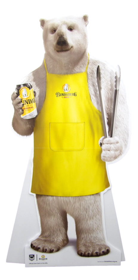 Sydney P/Up ONLY - Bundaberg Standing Plastic Cut-Out 93x93cm