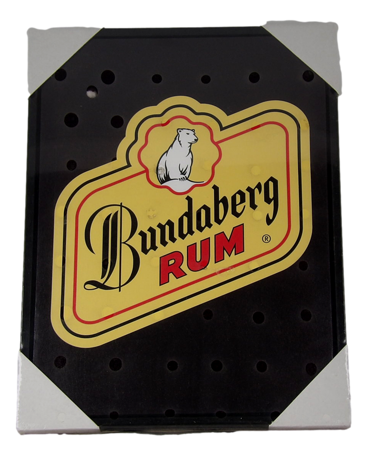 Unofficial Framed Material Bundaberg Classic Rum Logo 32x 42cm