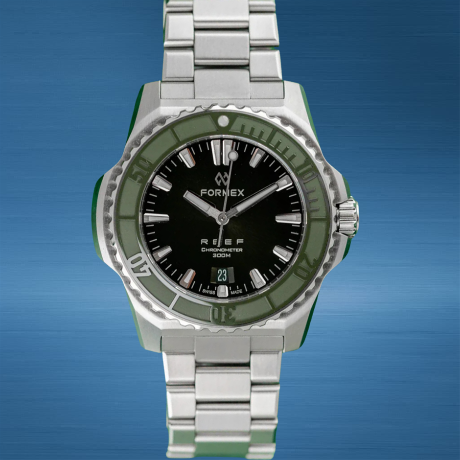 FORMEX REEF CHRONOMETER 42MM STAINLESS STEEL 2200.1.630X AUTOMATIC BXP&COA
