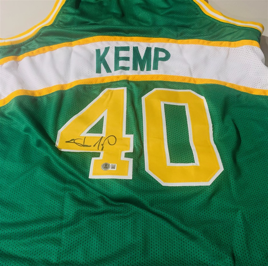 Shawn Kemp Signed Jersey - Seattle SuperSonics