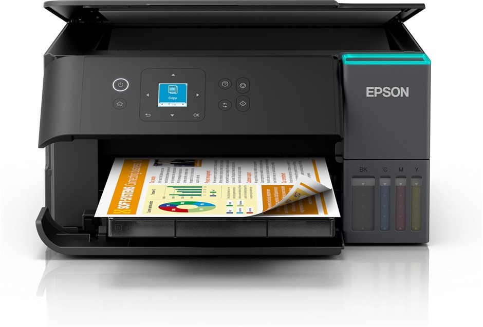 EPSON EcoTank ET-2950 Multifunction Printer, Black. NB: Minor Use.  Buyers