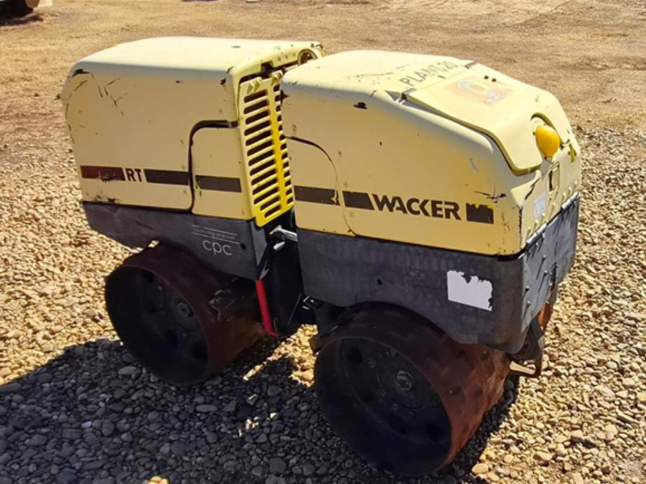 Wacker Remote Controlled Twin Drum Vibrating Roller