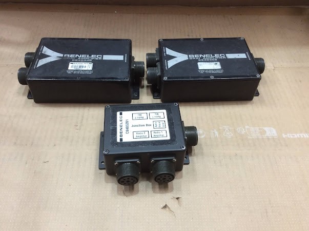 Benelec C840302 Drai Amplifiers&Benelec C8405201 Junction Box (Lot of 3)