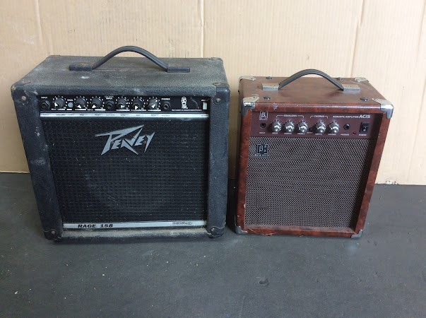 Peavey Rage 158&Beta Aivin AC15 Guitar Amplifier (Lot of 2)