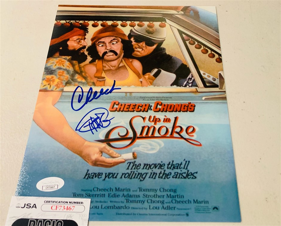 Cheech Marin & Tommy Chong Signed "Cheech & Chong's Up in Smoke"