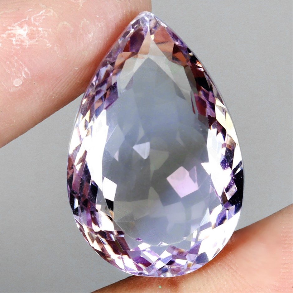 23.35ct Pear Facet Cut Bi-Colour Ametrine Gemstone - 1Pc