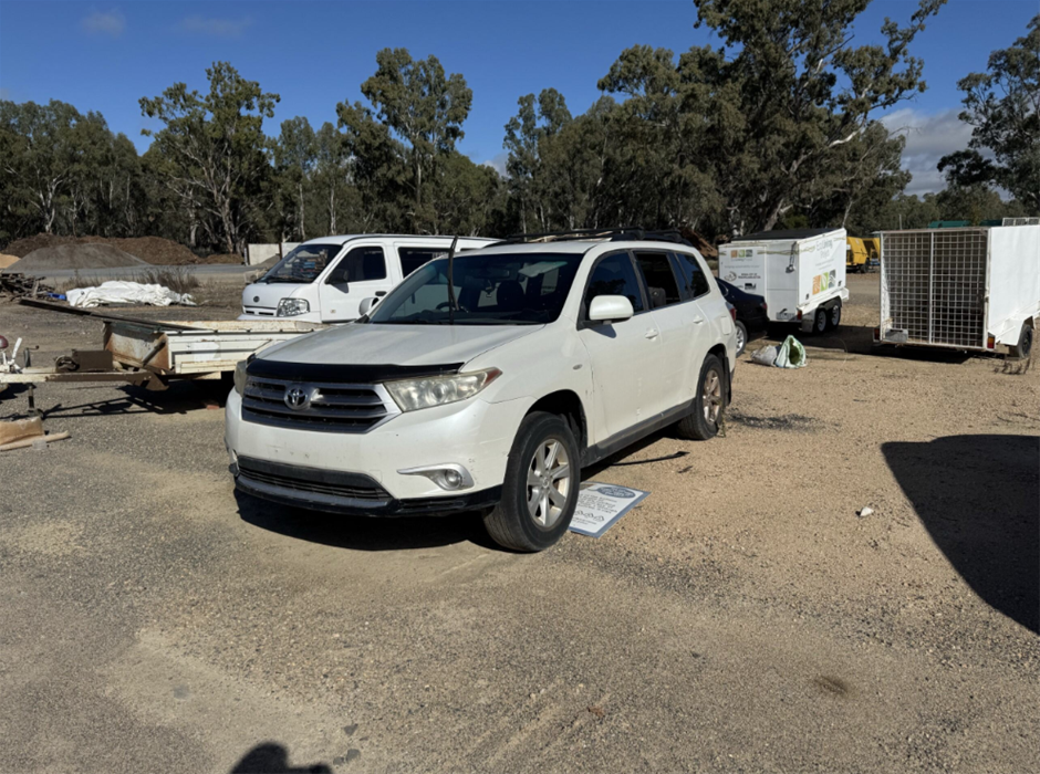 2010 Toyota Kluger 4X4 KX-R GSU45R Automatic Wagon