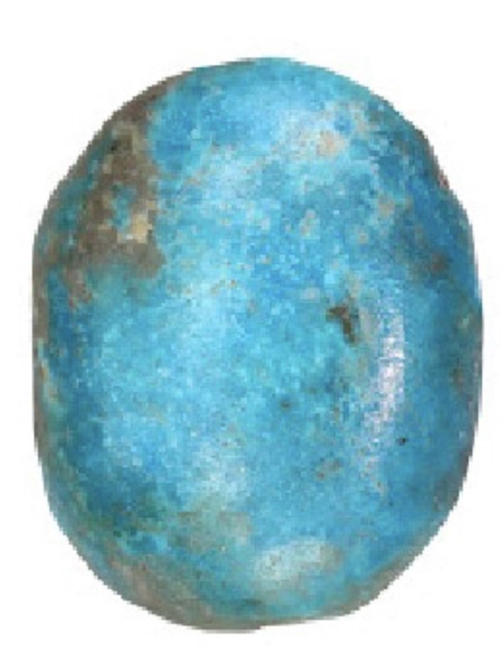 40.13 carats blue natural turquoise from Iran with USD Val:$5,016.25