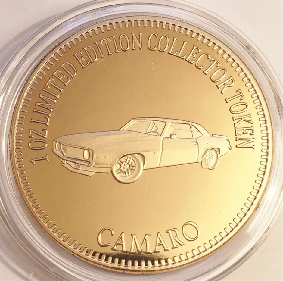 NEW 2016 "CAMARO" M/Car Series 2 1 0z HGE 999 24k Gold Coin