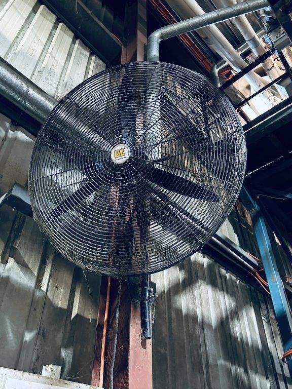 4 x Wall Type Fans