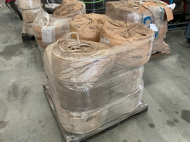 <p>Pallet Of Nylon Rope</p>