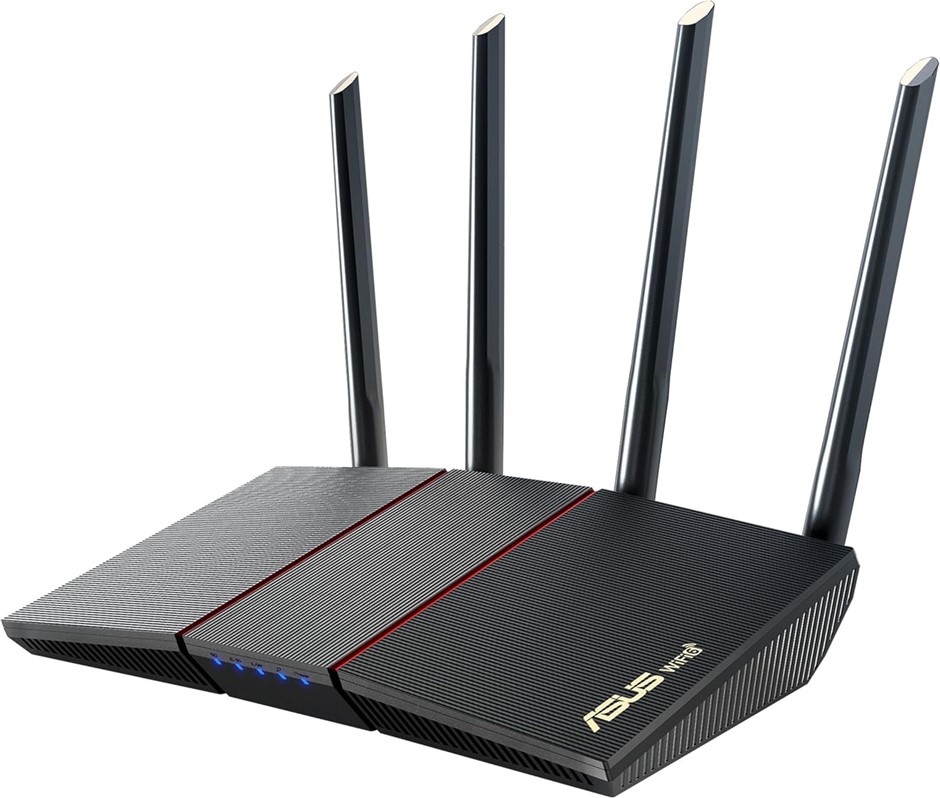 ASUS RT-AX3000P Dual Band WiFi 6 (802.11ax) Router supporting MU-MIMO and O