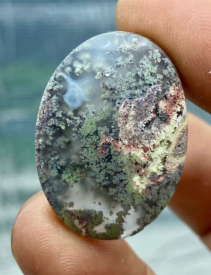 34.45 CT Spectacular Natural Moss Agate